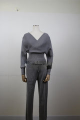 JESIKA 2 PIECES KNITWEED SET