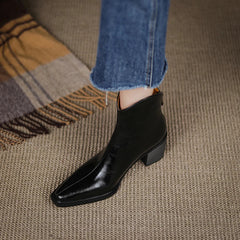 ESHLEY LEATHER BOOTS