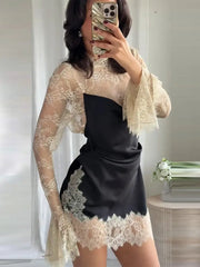 ELISA SATIN DRESS