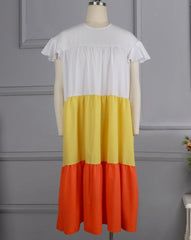 POLY DRESS /plus size/