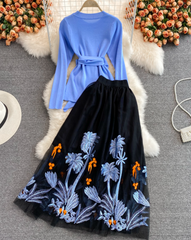 PATRISIA KNIT EMBROIDERY SET