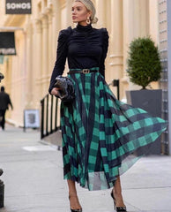 SHONA PLEATED SKIRT