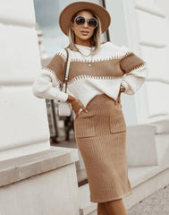 LARRA SWEATER & SKIRT SET
