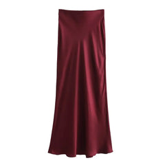 FLORIDA SATIN SKIRT