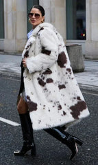 FLAFI LEOPARD FUR COAT