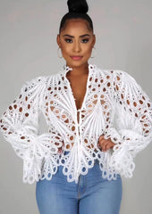 SUZANNA LACE BLOUSE