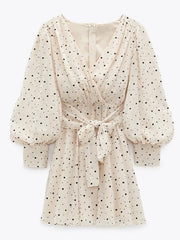 SAIA POLKA DOT DRESS