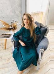 SASHA SATIN DRESS